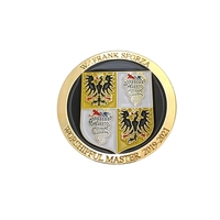 Venta al por mayor de medallas, réplicas, fichas, insignias y monedas de desafío personalizadas con logotipo 3D de metal dorado antiguo, de aleación antigua y esmaltadas, para regalo y recuerdo