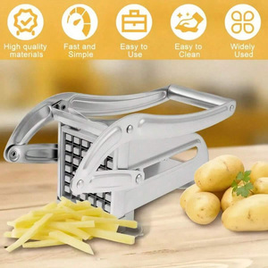 <span class=keywords><strong>Cortador</strong></span> <span class=keywords><strong>de</strong></span> Patatas Manual al por Mayor, <span class=keywords><strong>Cortador</strong></span> <span class=keywords><strong>de</strong></span> Patatas Fritas <span class=keywords><strong>Casero</strong></span> <span class=keywords><strong>de</strong></span> Acero Inoxidable, Cuchillas Ajustables, Herramienta <span class=keywords><strong>de</strong></span> Cocina para Frutas/Vegetales - Product Image 3