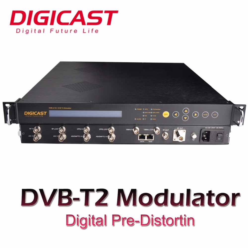 DVB-T2 Modulateur pour Équipement de Diffusion De TÉLÉVISION Numérique DVB T2 Modulateur CATV Modulateur RF