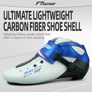 OEM Professional 3-4 Wheel <strong>Carbon</strong> Fiber Inline Speed Skate Shoes Outdoor Racing Boots for Adults Children ABEC-9 <strong>Bearing</strong> - Product Image 3