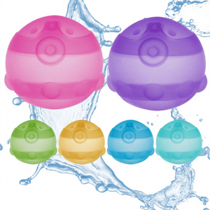 Jouet d'été <span class=keywords><strong>pour</strong></span> <span class=keywords><strong>piscine</strong></span>, facile à remplir rapidement, auto-scellant, 2 pouces, silicone, ballons d'eau réutilisables, piscines à balles, jouets de <span class=keywords><strong>sable</strong></span> de plage. - Product Image 1