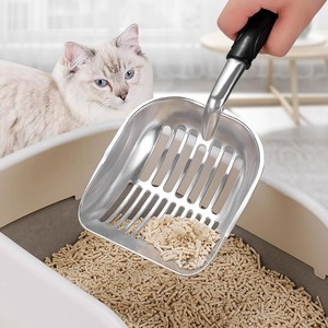 Pala lettiera <span class=keywords><strong>per</strong></span> <span class=keywords><strong>gatti</strong></span> piccolo foro sottile in metallo grande cucchiaio <span class=keywords><strong>per</strong></span> Tofu sabbia Bentonite artefatto <span class=keywords><strong>per</strong></span> animali domestici forniture <span class=keywords><strong>per</strong></span> la pulizia - Product Image 1