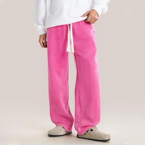<span class=keywords><strong>Pantalon</strong></span> streetwear oversize pour homme, coupe droite tendance avec poches latérales, style décontracté, uni, logo teint <span class=keywords><strong>sur</strong></span> la ceinture - Product Image 1