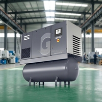 Compresseur d'air à vis Atlas Copco GA11 VSD d'origine, 11 kW, 15 CV, avec réservoir et sécheur, utilisation industrielle, compresseur rotatif à économie d'énergie