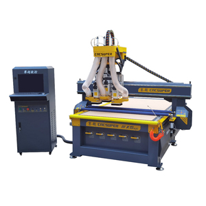Industrial 3PCS Spindles Pneumatic ATC CNC Router Machine for MDF Acrylic Wooden Door Cabinet Engraving &amp; Cutting