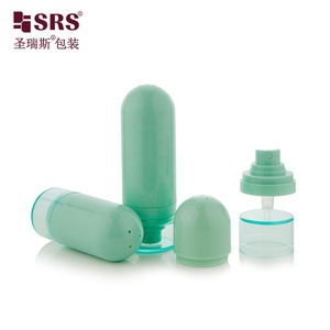 Botella de Bomba Sin Aire de Color <span class=keywords><strong>Pastel</strong></span> Vacía, Forma Cilíndrica con Fondo Redondo, Rosca de Tornillo, para Cuidado de la Piel y Estética, B001-50ML - Product Image 6
