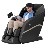 Silla de Masaje 3D SL-Track Moderna con Entrega Rápida en 7 Días, Stock en China, 16 Programas Automáticos, Gravedad Cero, Calefacción, 24-26 Bolsas de Aire