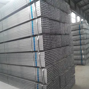 Galvanized Square Tube Fence Post Tubular Steel Sizes 2 Mm Wall Thickness