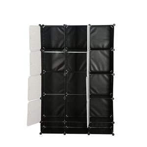 Moderna porta bianca per bambini di plastica guardaroba per il bambino vestiti di stoccaggio mobili camera da letto portatili - Product Image 3