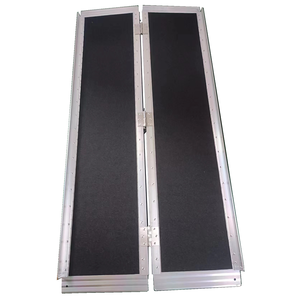 Di động xe lăn đoạn đường nối chống trượt nhôm gấp đoạn đường nối xe lăn dốc với Tấm chuyển tiếp ở trên và dưới - Product Image 1