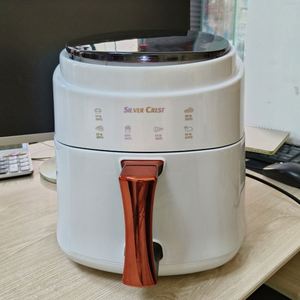 Nouvelles friteuses à air multifonctionnelles sans huile, à vapeur, 8l, avec revêtement en acier inoxydable, personnalisées Silver Crest - Product Image 5