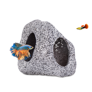 Aquariumdecoratie Grot Visbak Accessoires Rotdecoratie voor Garnalen Cichliden Verstoppen Paaien Kleine Visbak Verstopplaats Decoratie - Product Image 1