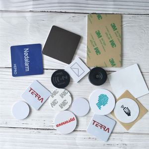 Étanche industriel 30mm plat rond auto-adhésif ISO15693 SLIX PVC pièce de monnaie RFID Tag - Product Image 2