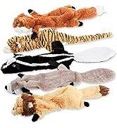 Squeak köpek çiğneme oyuncakları dayanıklı no-doldurma peluş küçük büyük ırklar için manyetik dönüşlü dünya yavru diş çıkarma için interaktif - Product Image 3