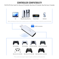 JYS 2025 Joystick y adaptador de controlador de juego compatible con PS5/PS4/NSW/PC/Android