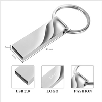 Clé USB Métallique Haute Vitesse 2.0 3.0 8 Go 16 Go 32 Go 64 Go 128 Go 16 GB 32 GB