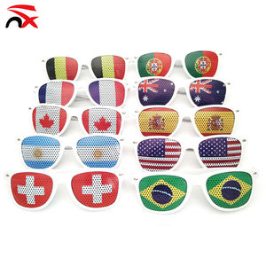 Autocollant de match de football mondial avec logo personnalisé, drapeaux des pays américains, lunettes de soleil - Product Image 4