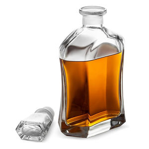 כיתה מעולה משקאות חריפים זכוכית בהתאמה אישית ליקר אלכוהול בקבוק יין אדום - Product Image 3