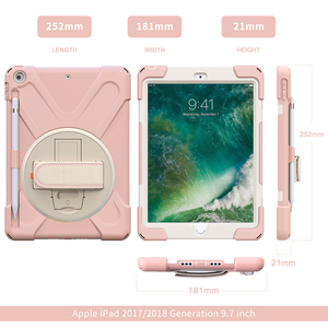 Coque arrière antichoc en Silicone de 9.7 pouces pour Apple <span class=keywords><strong>iPad</strong></span> 5e génération 6e génération 2017 2018 - Product Image 6