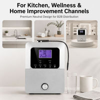 Ioniseur d'eau alcaline et acide EHM-849, modèle domestique de table, 11 plaques, écran LCD couleur 3,8 pouces, 110V 240V