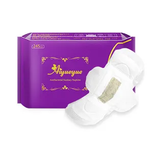 OEM Ultra Thin Women's Sanitary Napkins Soft Cotton Anion Pads Herbal Sanitary Napkin For Woman Breathable Sap Japan Absorbent