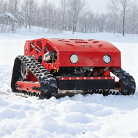 Tondeuse à gazon robotisée autonome industrielle personnalisable pour la coupe de la neige et de l'herbe, télécommandée, certifiée CE EPA EURO 5