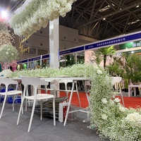 Nouvelle conception de boule de fleurs de gypsophile pour décoration de mariage, centre de table