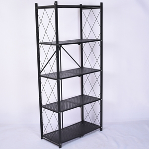 Estantes plegables de almacenamiento <span class=keywords><strong>para</strong></span> el hogar, estantes de <span class=keywords><strong>cocina</strong></span> de metal de 5 niveles, precio barato y muestra gratis - Product Image 1