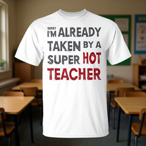 T-shirt super cool pour professeur, pour petit ami, petite amie, femme, mari, chemise promotionnelle - Product Image 3