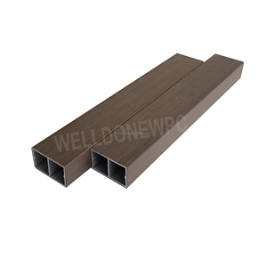 Revêtement mural <span class=keywords><strong>Cloison</strong></span> d'immeuble <span class=keywords><strong>de</strong></span> bureaux Tube en bois composite aluminium Matériaux <span class=keywords><strong>de</strong></span> revêtement mural extérieur Tube en aluminium WPC - Product Image 4