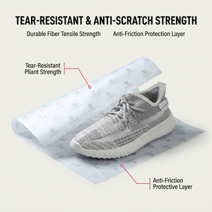 <span class=keywords><strong>Carta</strong></span> Velina Personalizzata con Logo Stampato, <span class=keywords><strong>Carta</strong></span> per Imballaggio Scarpe Senza Acidi, <span class=keywords><strong>Carta</strong></span> da Regalo Traslucida in Seta - Product Image 4