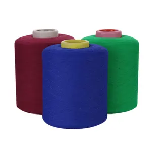 New Product Spandex Overlock Yarn 7G 10G 13G Overlock Covered Threads Spandex Covered Polyester Yarn