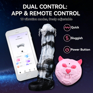 Muscle Horse 8.46'' Bluetooth App Remote <b>Vibrating</b> Cock Sleeve Real-Time Sync Community Modes 2026 New Trend couple cock sleeves - Product Image 3