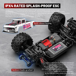 Voiture télécommandée 2,4 G avec contrôle à l'échelle réelle - Camion monstre 4x4 1:16, version brossée/sans balais, moteur sans balais 2847 - Product Image 4