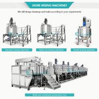 Mélangeur de savon liquide en acier inoxydable Guanyu, machine de fabrication de shampoing et détergent liquide, réservoir mélangeur pour produits chimiques quotidiens et cosmétiques