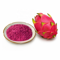 Drakenfruitpoeder - Gefreeze-droogd rode pitaya poeder, natuurlijke kleur, vegan, fijn poeder voor drankjes, smoothies en bakken