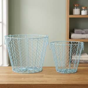 Metal Wire <b>Basket</b> Set of 2 pcs - Product Image 3