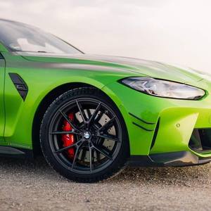 高品質 短納期 卸売価格 BMW M3/M4/G80/G82用 ドライカーボンファイバー製 <span class=keywords><strong>M</strong></span>パフォーマンス フロントブレード ボディキット - Product Image 3