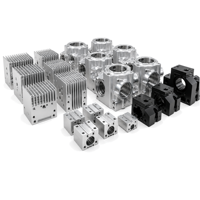 Pièces usinées CNC sur mesure 3/4/5 axes, boîtier de boîte de vitesses en aluminium, coque de réducteur, cavité multi-ports de précision pour usinage OEM