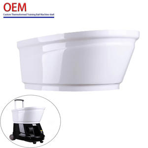 Matériaux plastiques personnalisés ABS thermoformage sous vide coque extérieure pour machine à balles d'entraînement automatique de tennis - Product Image 1