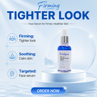 Sérum Visage et Cou Anti-Âge et Éclaircissant Wishgan OEM/ODM avec Peptide de Cuivre Bleu, Vitamine C et Ingrédients Biologiques