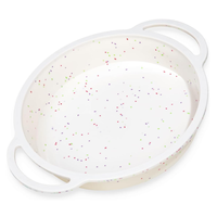 Moule à pain et à gâteau en silicone SILIKOLOVE, forme ronde, LFGB, antiadhésif, sans BPA, avec cadre renforcé en métal, pour toast et brownie