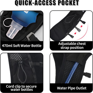 Lightweight Running <strong>Vest</strong> Backpack Outdoor Sports Trail Racing Marathon Hiking Fitness Bag Hydration <strong>Vest</strong> <strong>Pack</strong> for <strong>Men</strong> Women - Product Image 4
