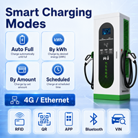 Station de recharge rapide CC commerciale 30-240 kW GB/T, simple ou double connecteur, câble de 5 m, IP55, pour parkings, flottes et parcs commerciaux