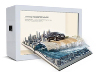 Vitrine d'affichage 3D transparente IPS sur mesure en gros, haute luminosité pour l'affichage interactif de bijoux et de montres