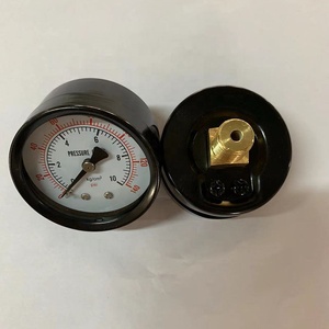 مقياس ضغط الهواء الجاف <span class=keywords><strong>2</strong></span> بوصة (50) 0-140 رطل لكل بوصة/10 بار ، حافظة فولاذية ، حامل خلفي NPT - Product Image 2