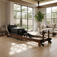 Machine de Pilates pliable en bois de noyer, prix de gros direct usine, équipement de yoga de haute qualité