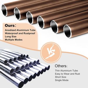 37-inch coffee-colored aluminum garden <b>wind</b> <b>chime</b> classical music festival gift ornament - Product Image 6