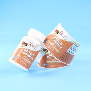 ฉลากสำหรับอาหารเครื่องสำอางน้ำหอมป้าย UV PVC เคลือบเงาบรรจุภัณฑ์กันน้ำฉลากวิตามิน - Product Image 5