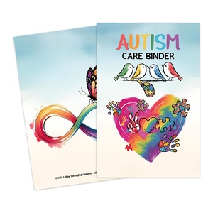 Carpeta de Cuidado para Autismo, 120 Páginas, <span class=keywords><strong>Libro</strong></span> de Plan de Cuidado para Autismo, <span class=keywords><strong>Regalo</strong></span> para Pacientes Autistas - Product Image 1